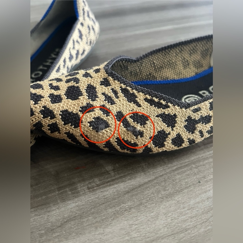 Rothy’s Leopard Print Pointed Flats Size 7 - image 7